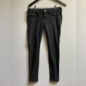True  Religion low rise black soft cotton slim fit jeans Sz 28